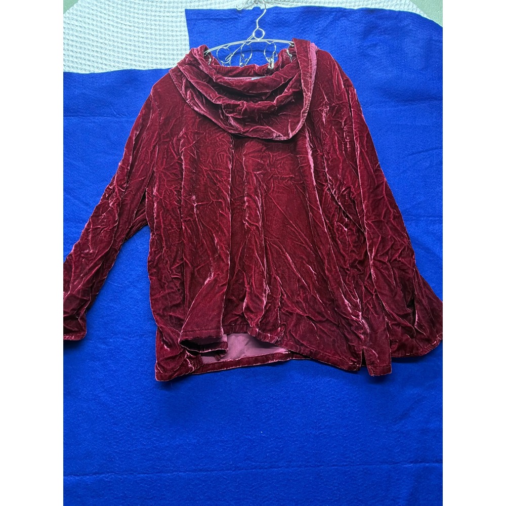 Velvetcore Women Habitat Clothes to Live In Velvet cowl M Burgundy‎